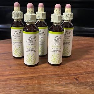 Olive Bach Flower Essence Homeopathic - set of 5 - new  & in orig shrink wrap